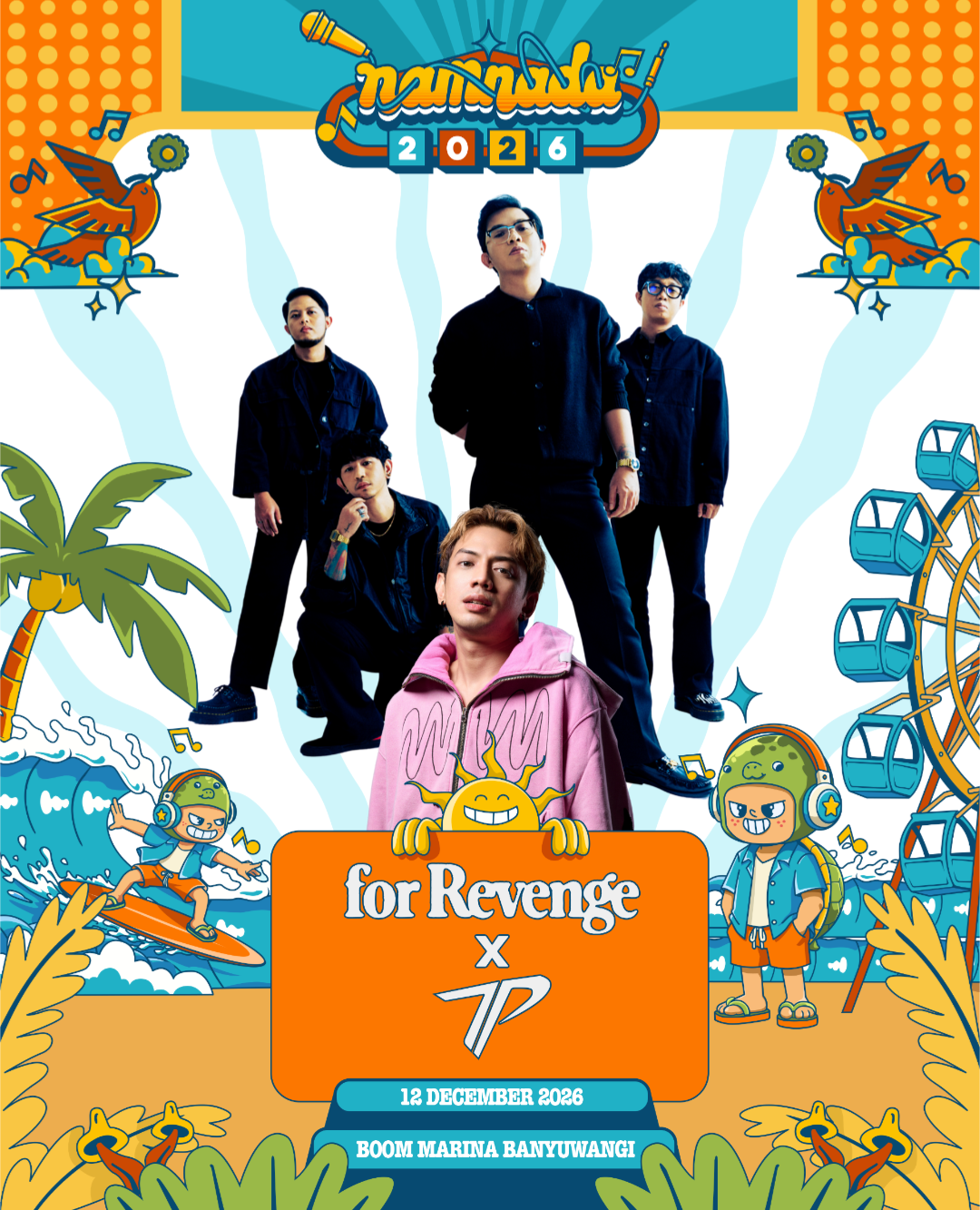 Poster resmi NAMNADA 2026 — 12 Desember 2026 di Boom Marina Banyuwangi